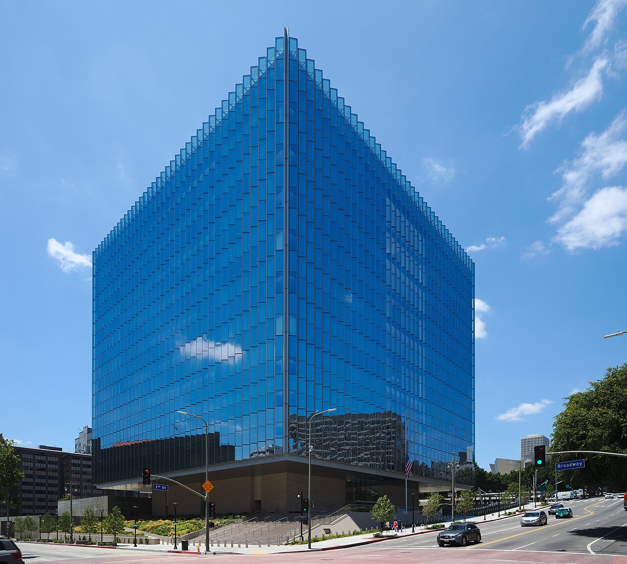 The federal courthouse on First Street in downtown Los Angeles