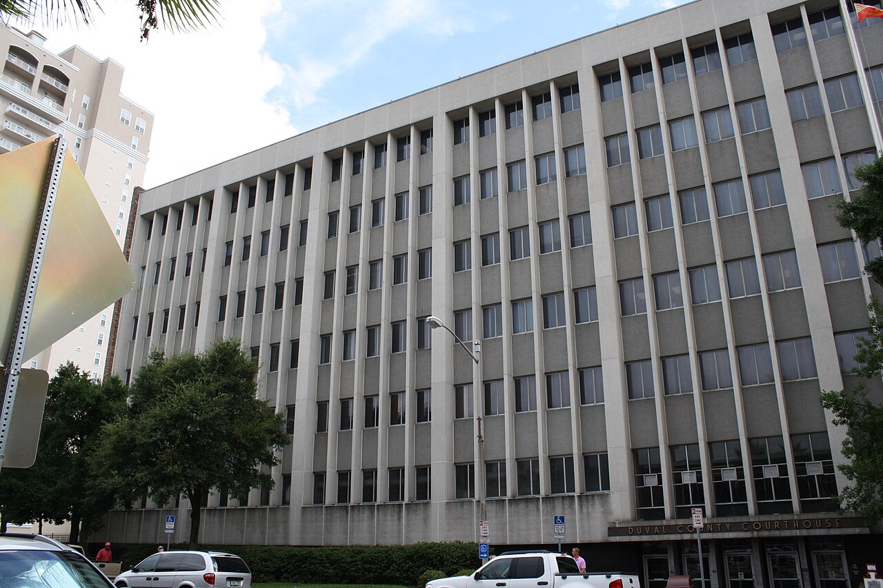 Exterior of the Duval County Courthouse in Jacksonville