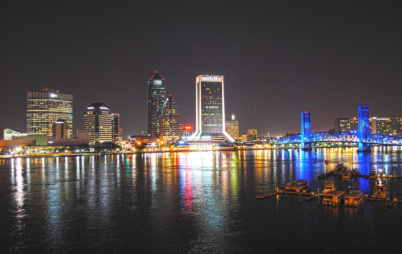 The Jacksonville, Florida skyline